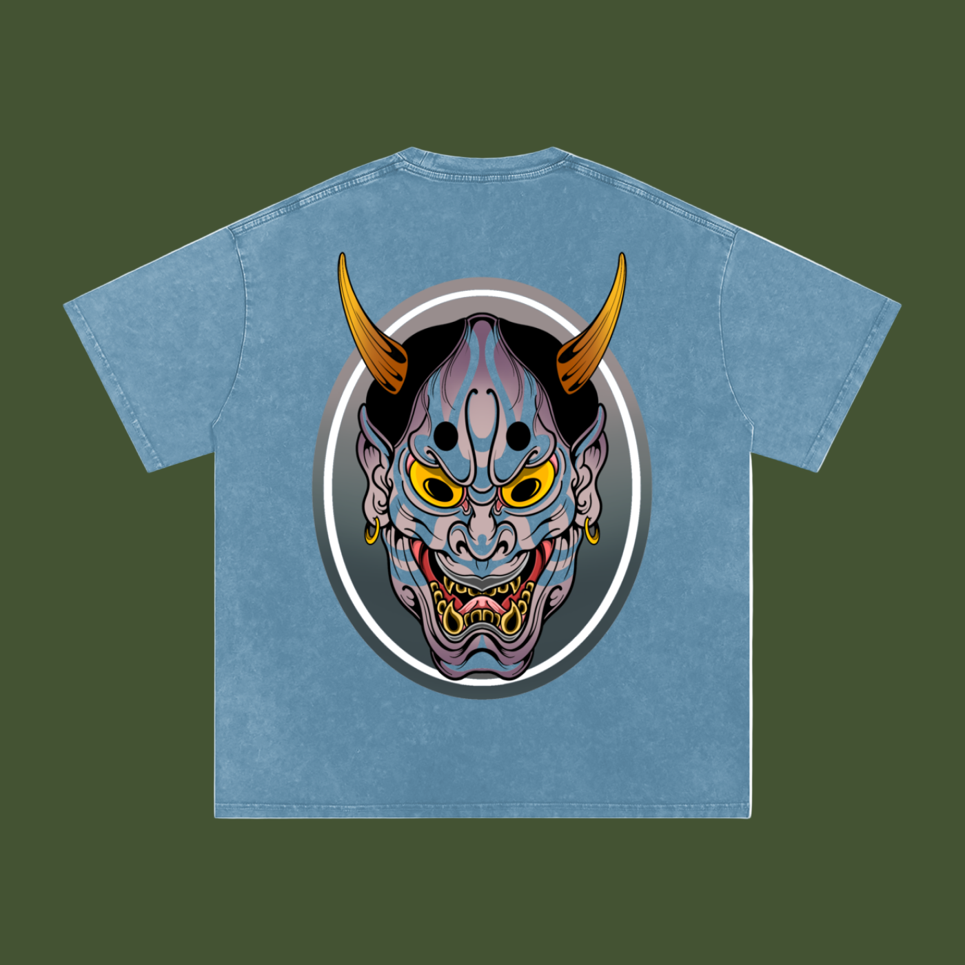 Kabuki-Hannya {Oversized T-Shirt}