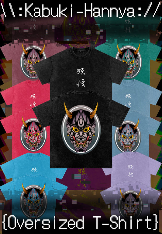 Kabuki-Hannya {Oversized T-Shirt}