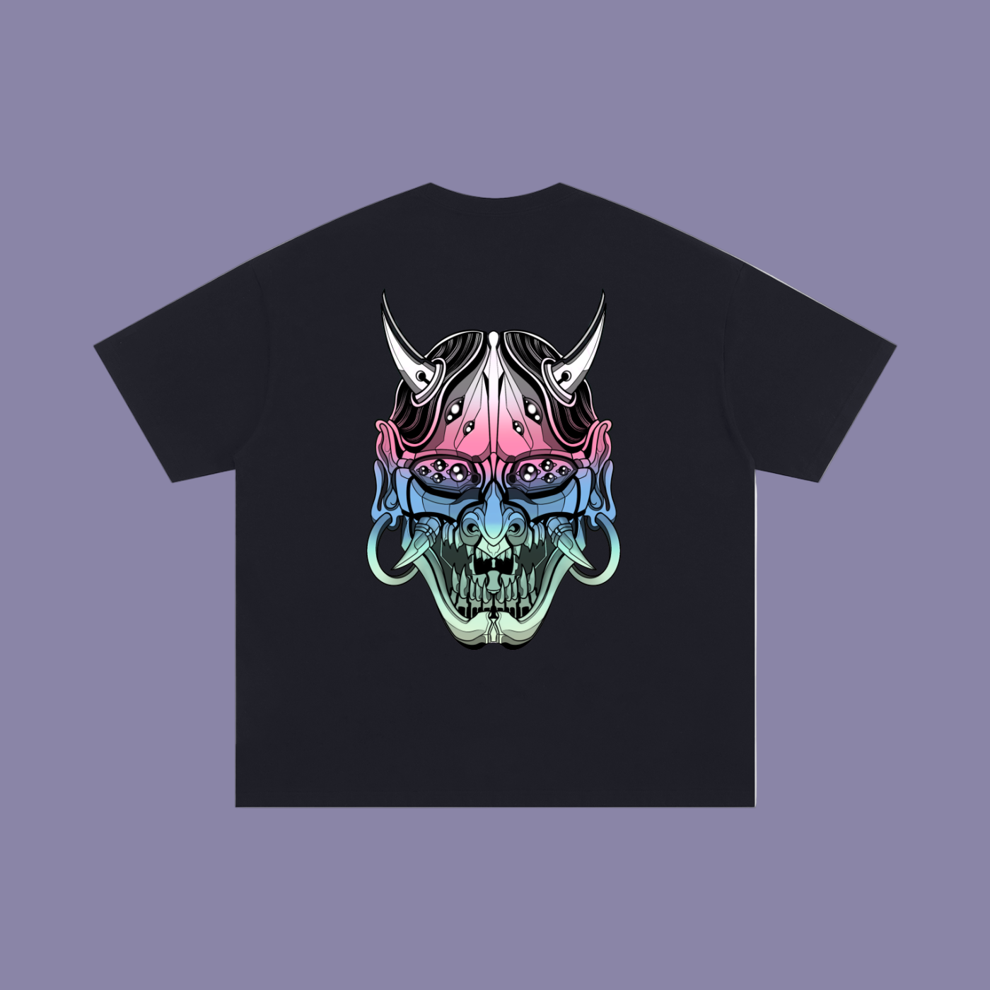Cyber-Hannya {Oversized T-Shirt}