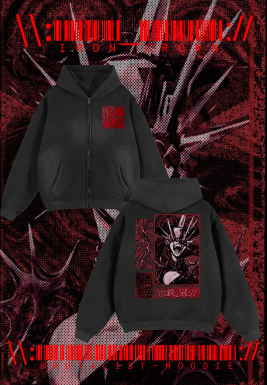 Iron-Crown [:Brutalist-Zip up:]